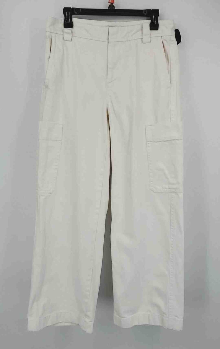 VINCE Off White Denim Wide Leg Size 8  (M) Jeans