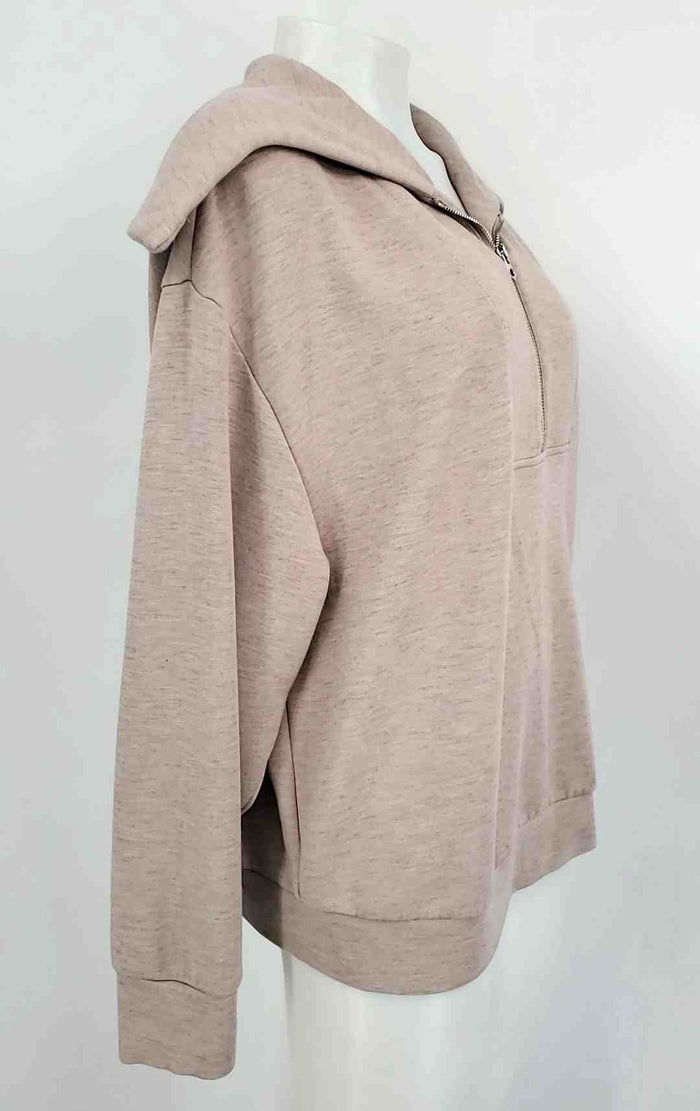 VARLEY Oatmeal Heather Pullover Size X-LARGE Activewear Jacket