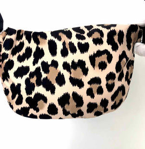 KATE SPADE Beige Black Animal Print Waist Bag Purse