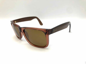 RAY BAN Lt Brown Pre Loved Wayfarer Sunglasses w/case