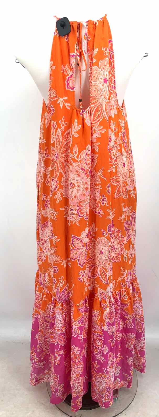 anthropologie orange dress MAEVE Size:XL/48 100% Cotton Smocked Fit E68T French Connection Women's Whisper