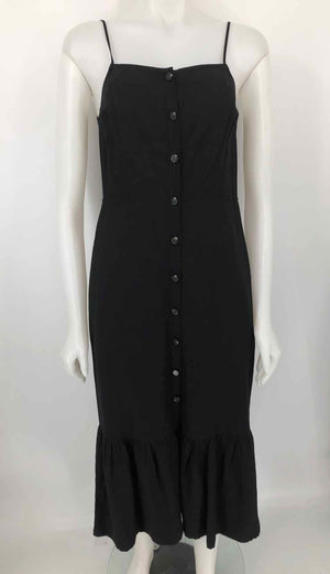 SOMETHING NAVY Black Blend w/Linen Maxi Length Size SMALL (S) Dress