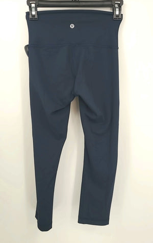 LULULEMON Navy Legging Size 4  (S) Activewear Bottoms