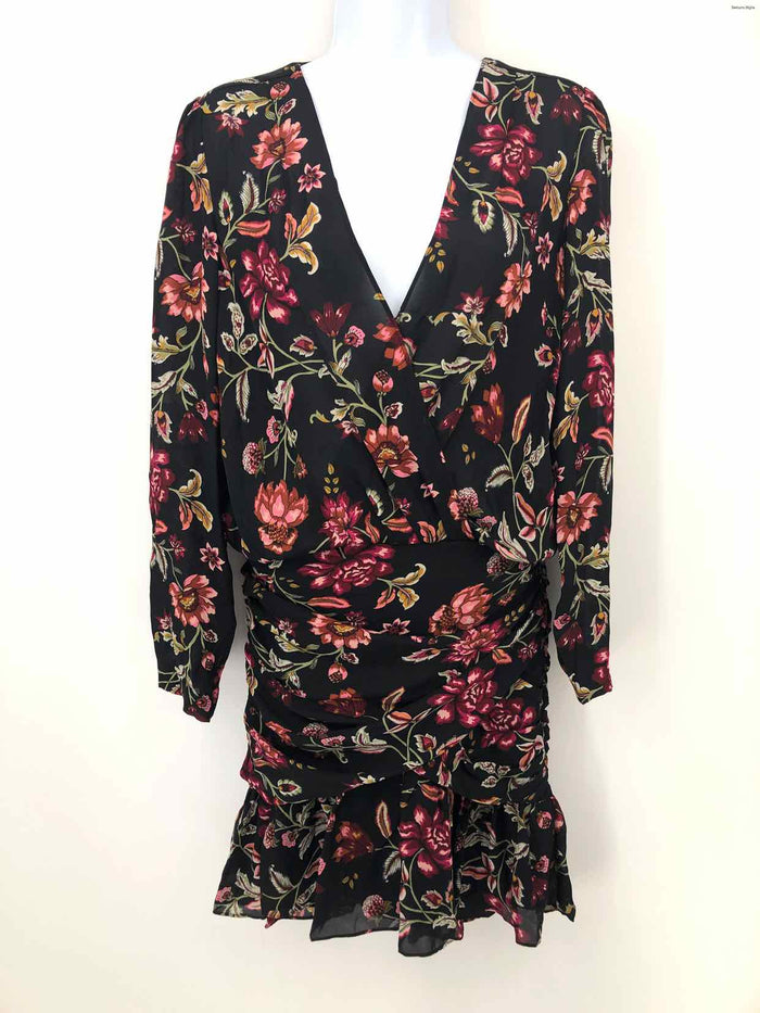 alc pink dress A.L.C. Haven Silk Sheath Dress Regular 4 (S) / Black