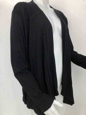 EILEEN FISHER Black Wrap Size X-LARGE Top