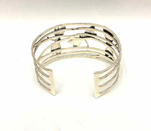 Sterling Silver Dragonfly Cuff ss Bracelet