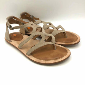 GENTLE SOULS by KENNETH COLE Beige Suede Strappy Sandal Shoe Size 8-1/2 Shoes