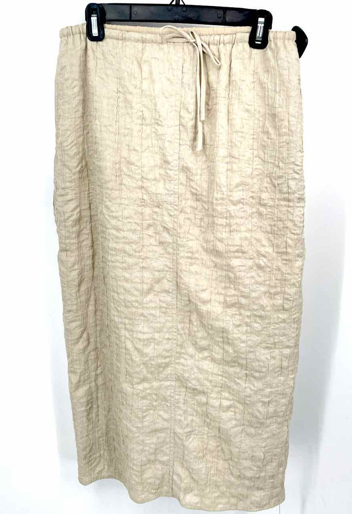 REFORMATION Beige Crinkle Size SMALL (S) Skirt
