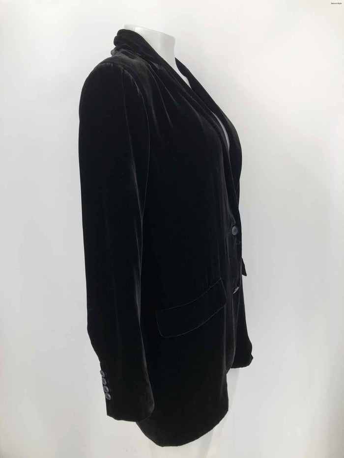 VINCE Black Velvet Blazer Women Size 6  (S) Jacket