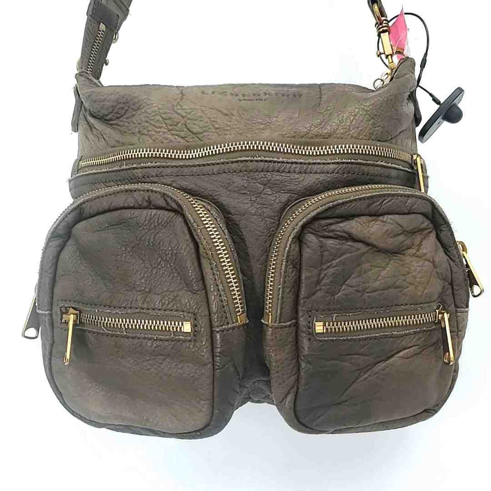 LIEBESKIND Brown Leather Distressed Pre Loved Crossbody Purse