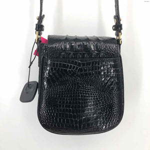 BRAHMIN Black Patent Leather Crossbody Purse