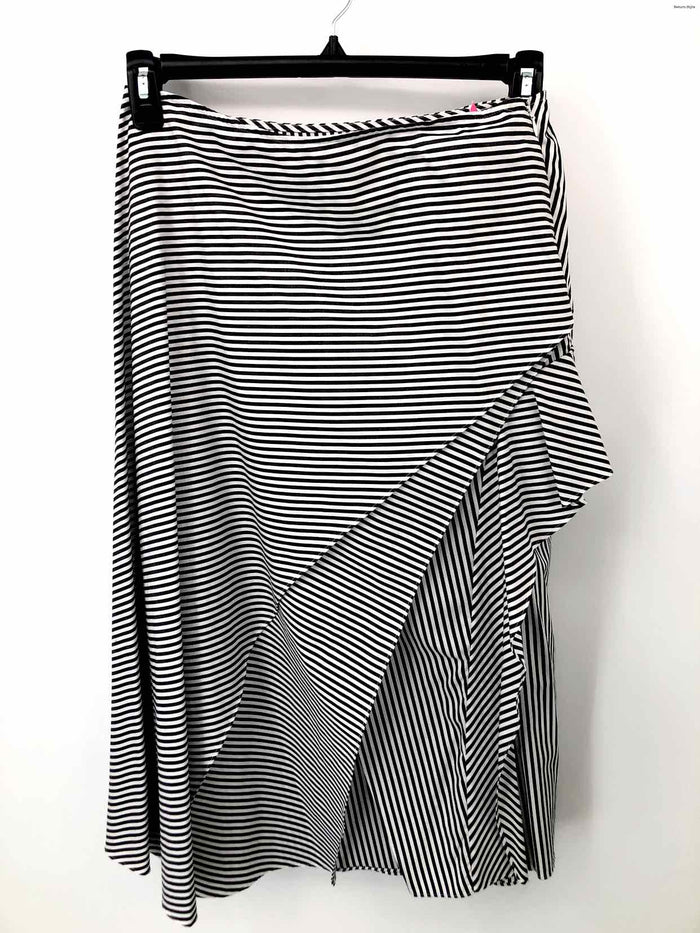 ROBERT RODRIGUEZ Gray White Pinstripe Size 6  (S) Skirt