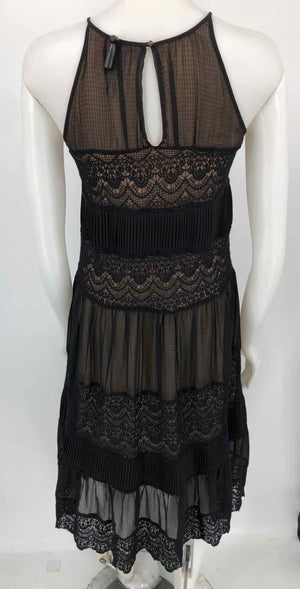 HD IN PARIS Black Lace Sleeveless Size X-SMALL Dress