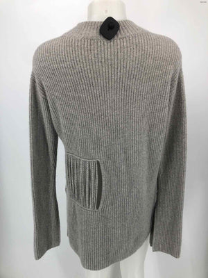 STELLA MCCARTNEY Gray Cashmere Open Weave Pullover Size SMALL (S) Sweater