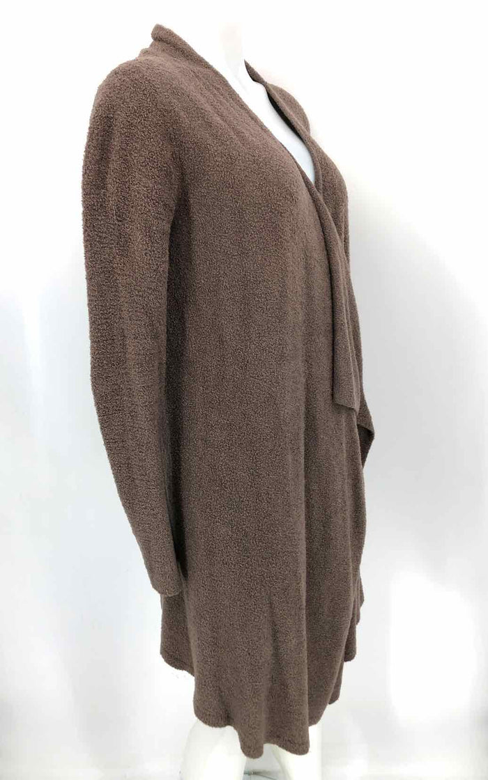 BAREFOOT DREAMS Taupe Knit Wrap Size MEDIUM (M) Sweater