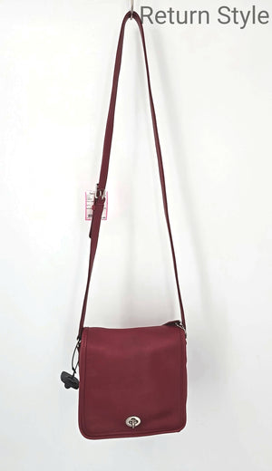 COACH Red Leather Pre Loved Purse