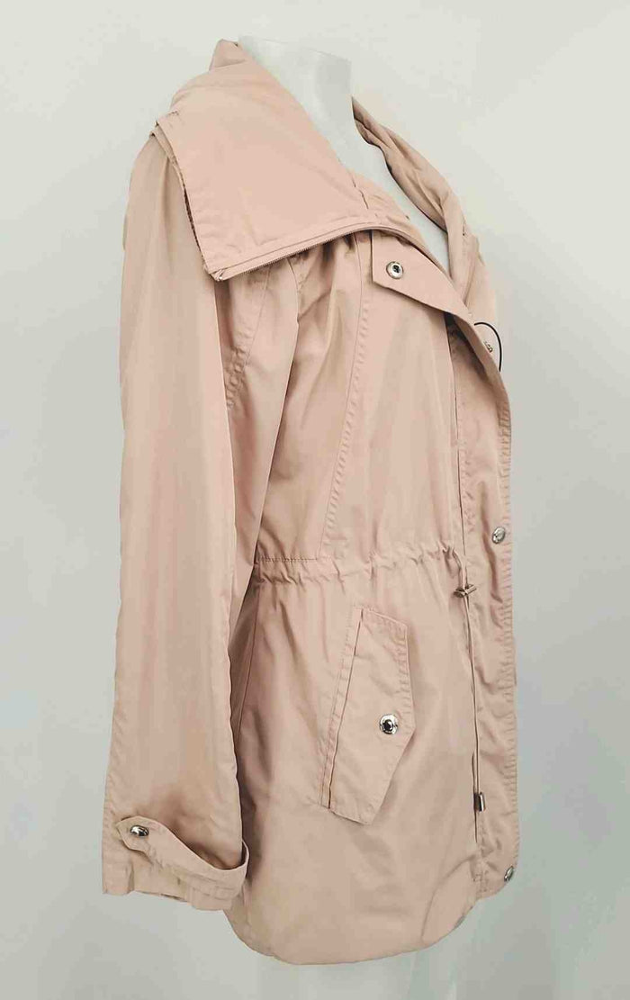 SAM EDELMAN Champagne Silver Zip Front Women Size MEDIUM (M) Jacket