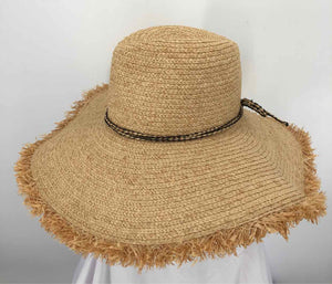 JOHNNY WAS Tan Straw Woven Hat