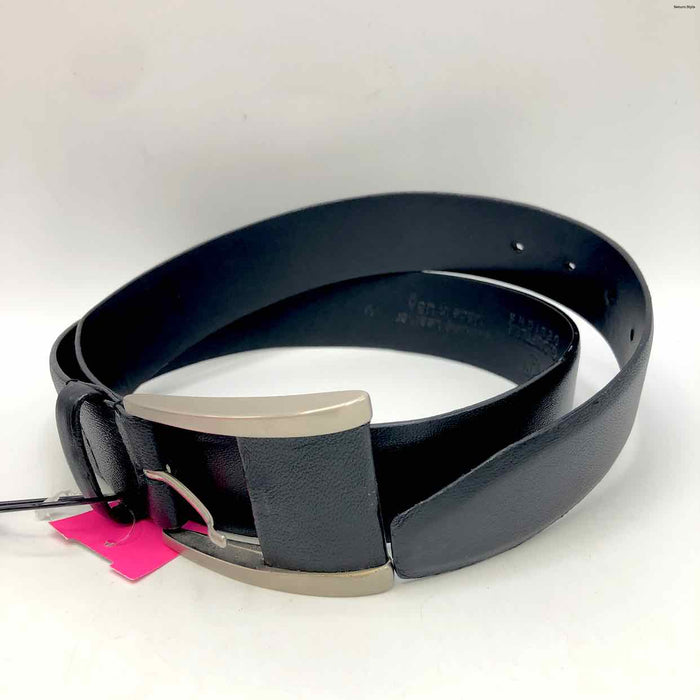 G. DUFTLER DESIGNS Black Leather Belt