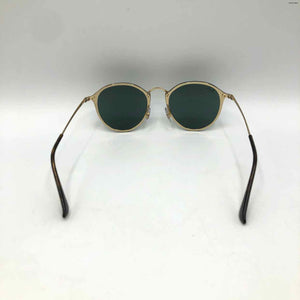 RAY BAN Black Goldtone Sunglasses w/case