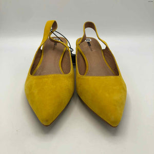 MATIKO Yellow Beige Suede Pointed Toe Heels Shoe Size 41 US: 10 Shoes