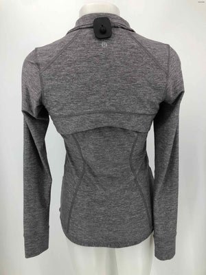 LULULEMON Gray Heathered Longsleeve Size 6  (S) Activewear Jacket