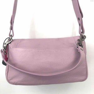 AIMEE KESTENBERG Lilac Silvertone Leather Pre Loved Heart Purse