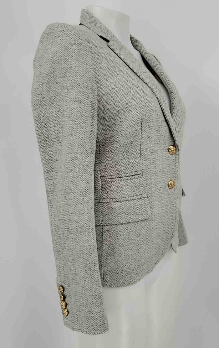 J CREW Lt Gray Blazer Women Size 2  (XS) Jacket