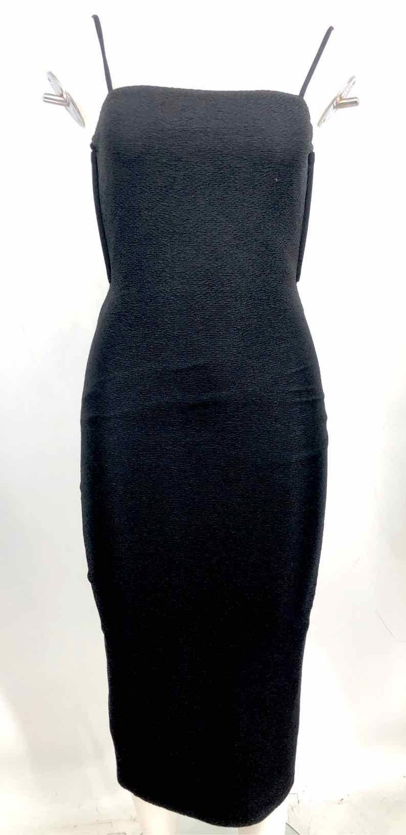 CAMILA COELHO Black Spaghetti strap Open Back Size X-SMALL Dress – ReturnStyle