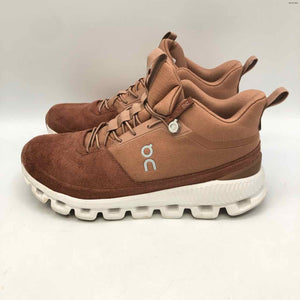 ON CLOUD Swiss Engineering Terra Cotta White Sneaker Shoe Size 9 Shoes