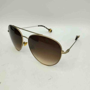 ETT TWA Brown Gold Pre Loved Ombre Aviator Sunglasses w/case