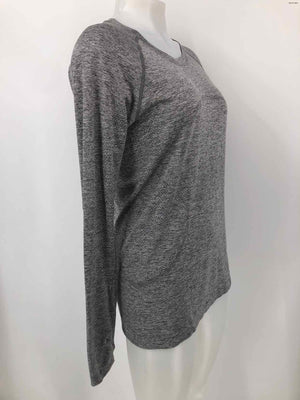 LULULEMON Dk Gray Heathered Longsleeve Size 12  (L) Activewear Top