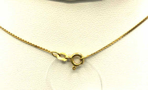 14K Gold Woven 15" 14k-Necklace