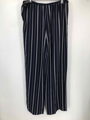 ST. JOHN Navy Gray Vertical Stripes Size MEDIUM (M) Pants