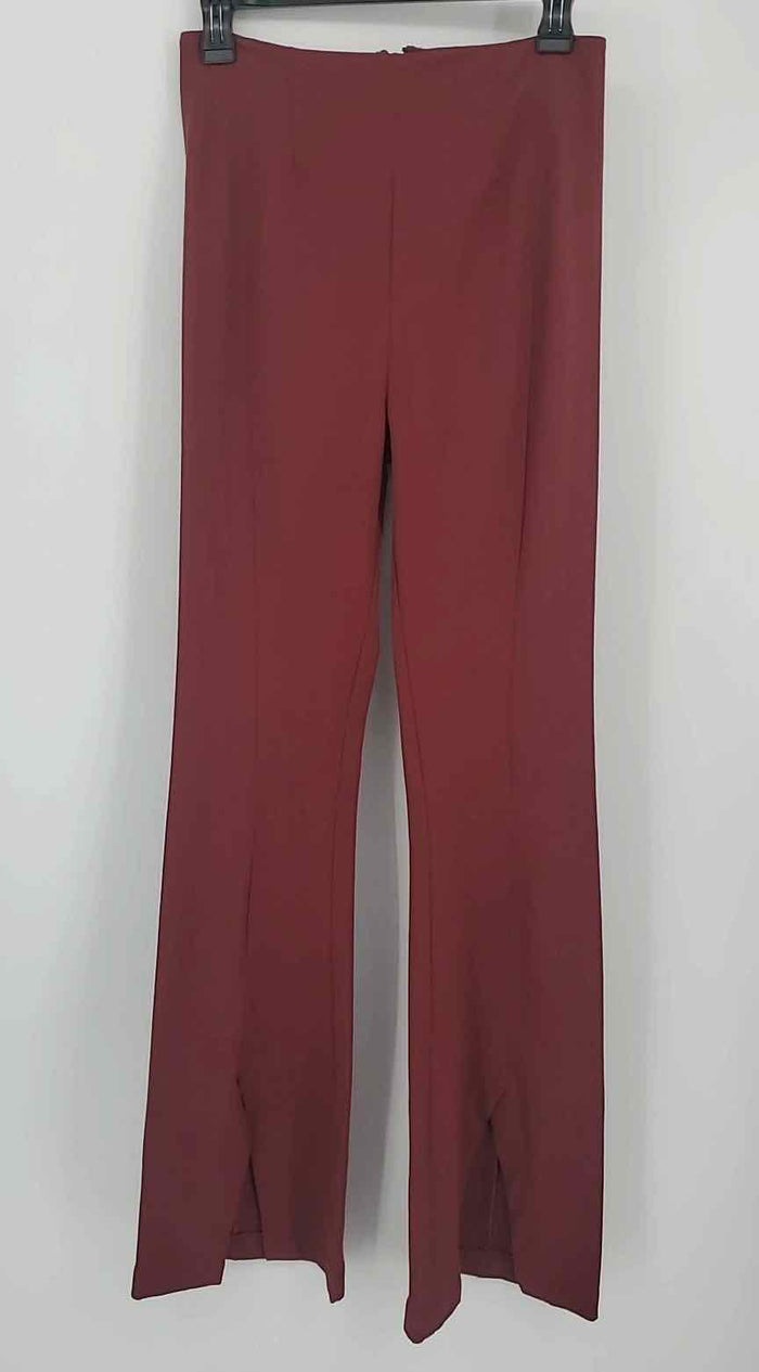 FREE PEOPLE Burgundy High Rise - Flare Size X-SMALL Pants