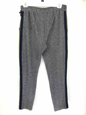 MAEVE - ANTHROPOLOGIE Gray Black Crosshatched Straight Leg Size SMALL (S) Pants