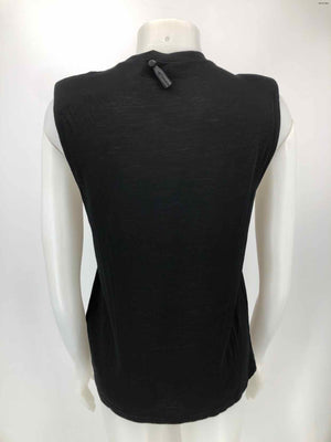 IRO Black Wool Sleeveless Size X-SMALL Top