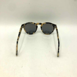 ILLESTEVA Beige Black Pre Loved Tortoise Round Sunglasses