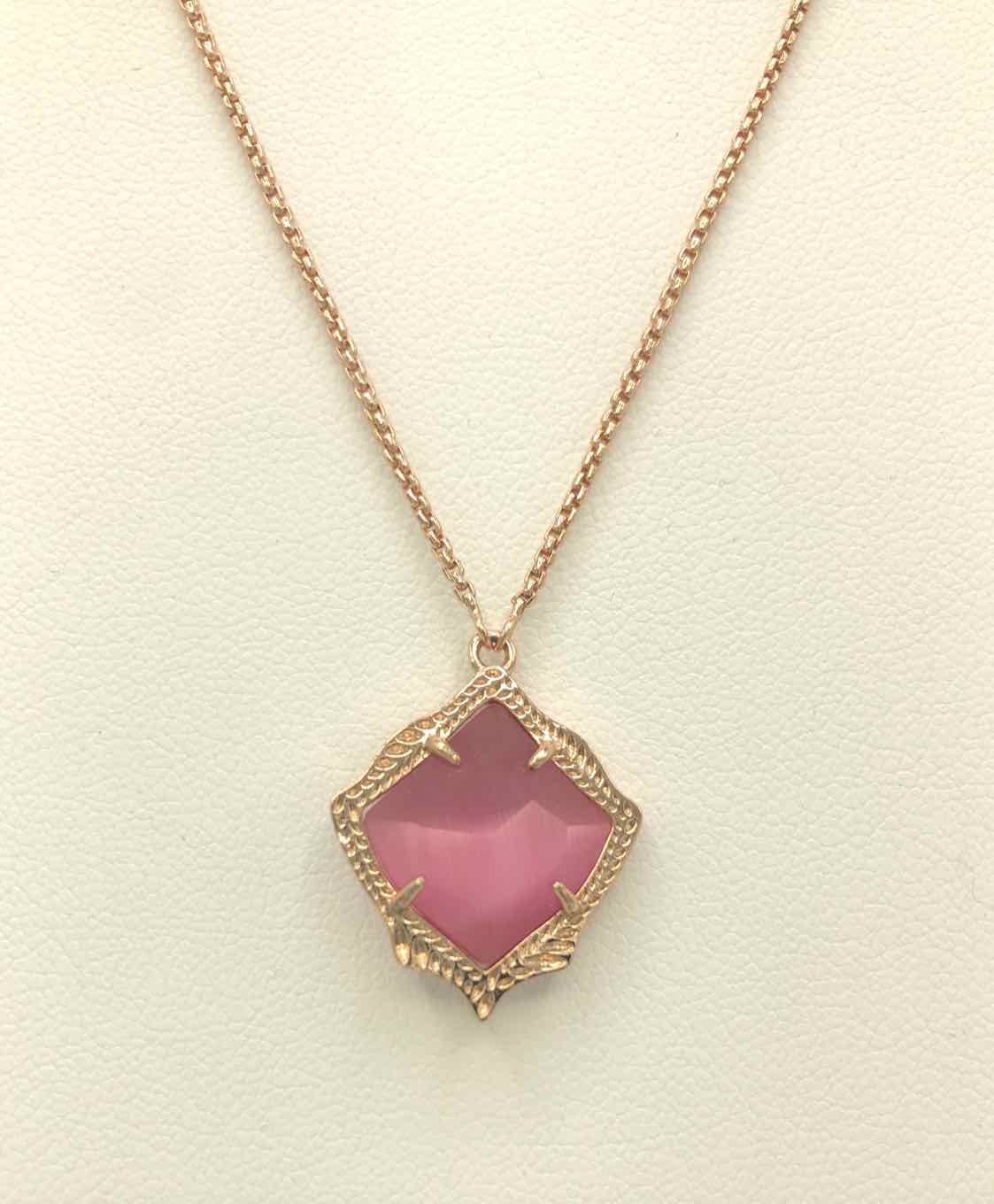 KENDRA SCOTT Pink Goldtone Adjustable Necklace – ReturnStyle