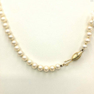 Pearl 16" 5mm 14k-Necklace