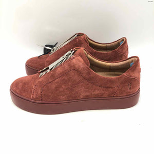FRYE Burgundy Suede Leather Sneaker Shoe Size 6 Shoes
