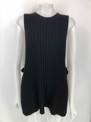 WOLFORD Black Knit Tank Open Sides Size SMALL (S) Sweater