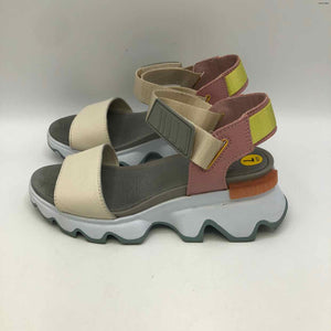 SOREL Multi-Color Pink Sandal Shoe Size 37.5 US: 7 Shoes