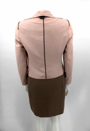 NICOLAS VILLANI Pink Taupe Made in Italy Coat Women Size 38 (Small) Coat