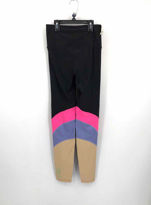 PE NATION Black Pink Multi Legging Size SMALL (S) Activewear Bottoms