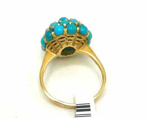 18k Gold Turquoise 18k Ring