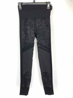 STELLA MCCARTNEY Black Gray Dots Legging Size 4  (S) Activewear Bottoms