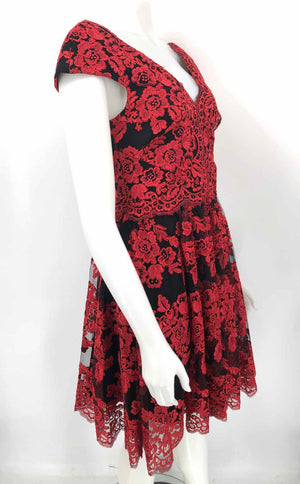 ALEX ADMOR Red Size X-SMALL Dress