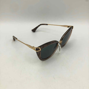 SONIX Gold Black Glitter Cat Eye Sunglasses w/case