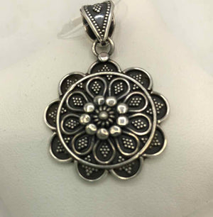 Sterling Silver Textured ss Pendant